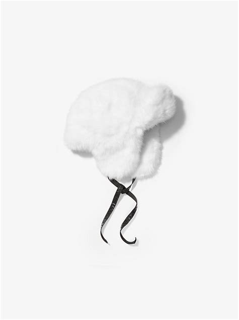 michael michael kors faux fur ski hat